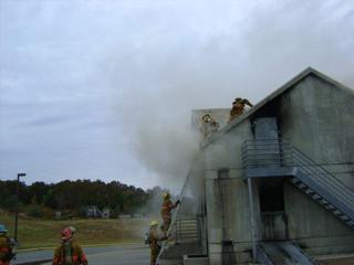 Live Burn at the Union Fire District Recruit Class, 2011