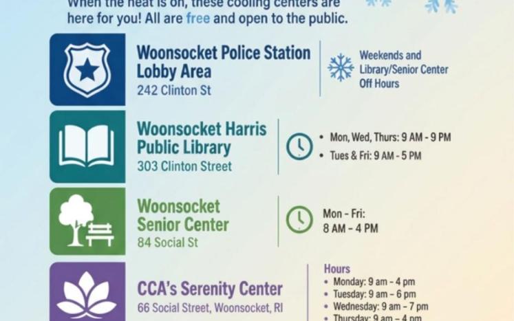 Cooling Centers Locations