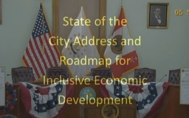 State of the City Address and Roadmap for Inclusive Economic Development title card